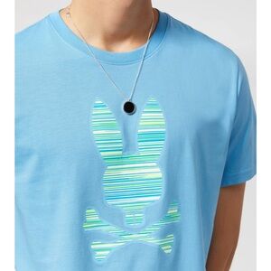 Psycho Bunny Teal Graphic Tee
